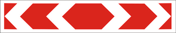 1.34.3 направление поворота (615 x 500) - Дорожные знаки - Предупреждающие знаки - Магазин охраны труда Протекторшоп
